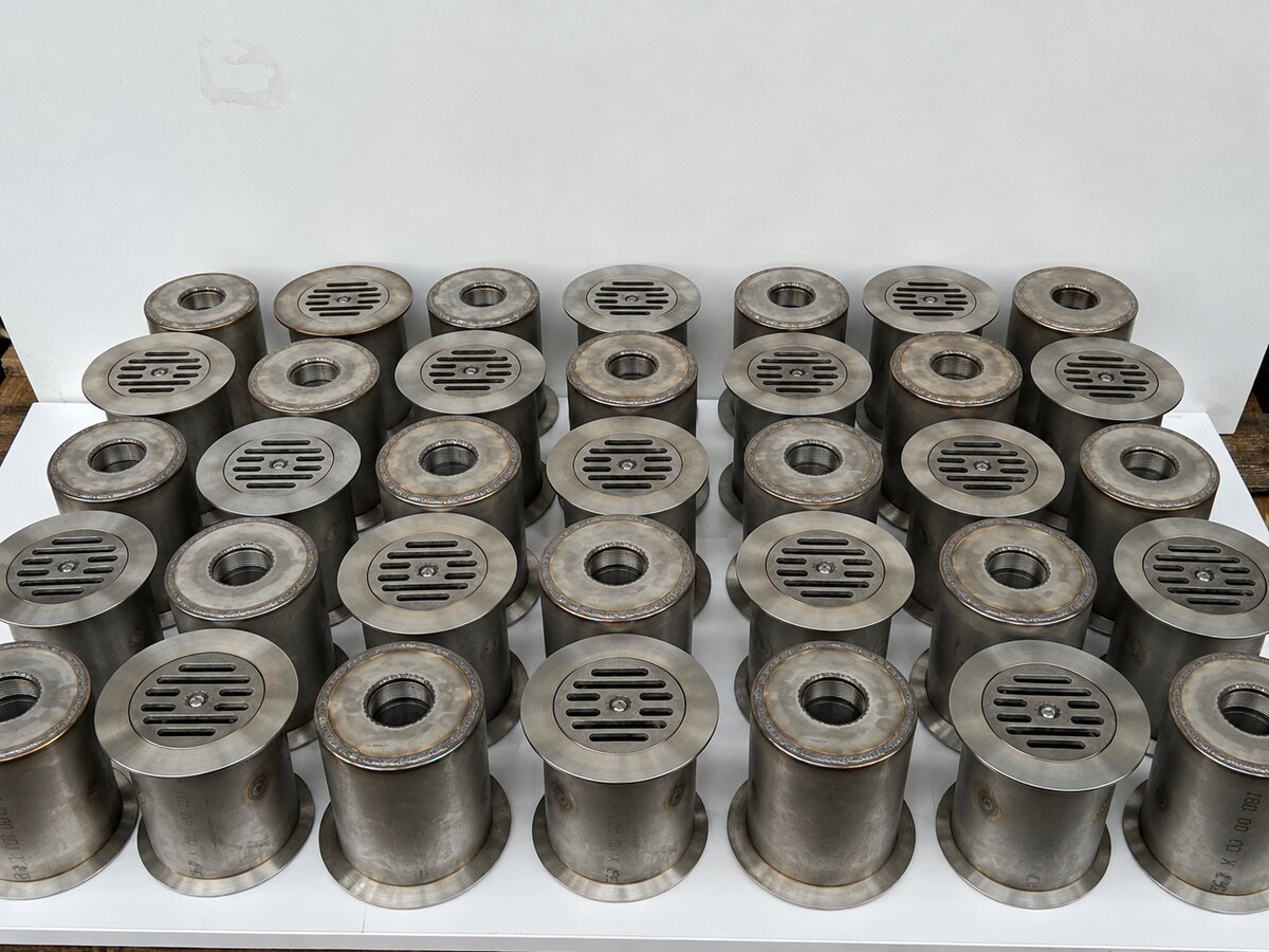 Custom stainless-steel process components