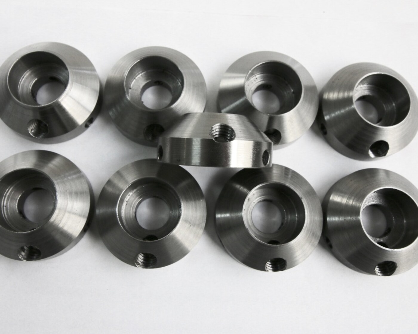 Machined stainless-steel seats and rings